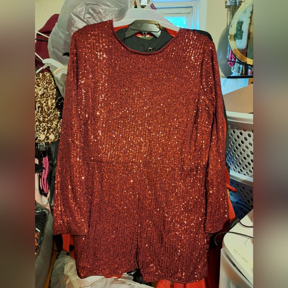 Sexy fashion Nova glitz and glamour romper